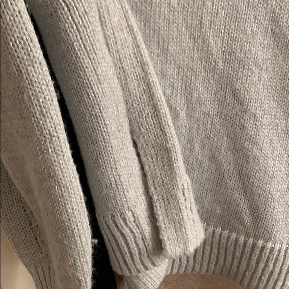 LOU & GREY Metallic Light Blue Hooded Sweater - Picture 7 of 7